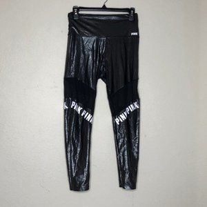 Metallic PINK workout pants